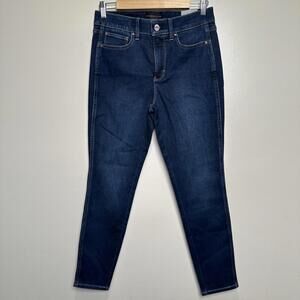 White House Black Market Jeans Womens 6 S‎ Cashmere Denim High Rise Skinny NWT